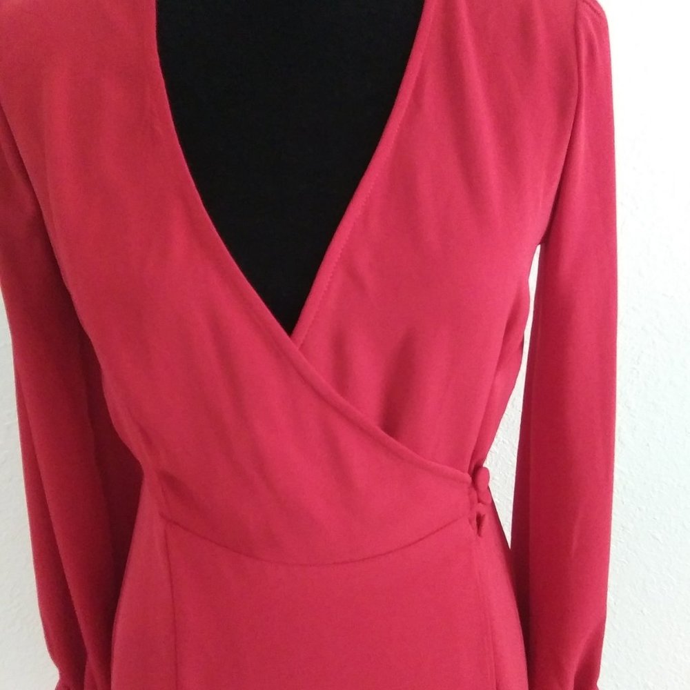 BERSHKA NWT Red Woman Dress. Size S.